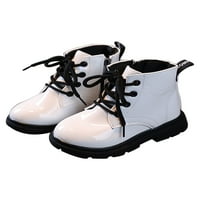 Woobling Girls Boys Winter Snežne čizme Tople ravne cipele Vodootporne vanjske klizače otporne na čizme