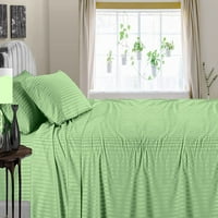 Postavljen za krevet - ravni lim, opremljeni list 12 Duboki džep i jastučnice - organski bambusovi