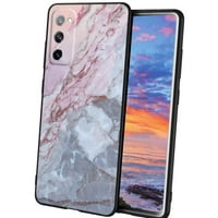 Pink-mramor - telefon, deginirani za Samsung Galaxy A02S Case Muškarci Žene, Fleksibilna silikonska