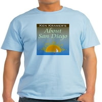 Cafepress - O San Diego Muške sive košulje - Lagana majica - CP