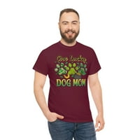 FamilyLoveshop LLC Jedna Lucky Dog Mama majica Womens St Patricks Day majice Pokloni za Irci, St Patricks