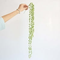 Viseći rattan umjetni sočni sočni oblik zelenilo Bonsai list vise viseći korpu Ljubitelj zaljubljene