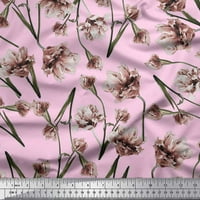Soimoi ružičasti pamuk poplana tkanina breskva cvjetna tkanina od dvorišta široka