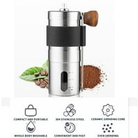 Ručna brusilica za kafu sa prenosivim mini aparatom za začinu