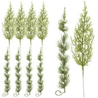 Veštačke pine igle podružnice lažne zelene biljke Pine igle za Božić
