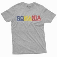 Rumunjska majica Muški ženski România Tee košulja Flag zaglavlja grb TEE