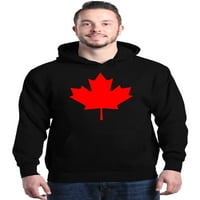Trgovina4 god muške kanadske kanadske kapuljače sa kapuljačom sa kapuljačom dukserice velika crna