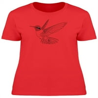 Cool Grunge Hummingbird skica majica Žene -Image by Shutterstock, Ženska velika