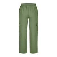 Hlače za vježbanje za muškarce Teretne hlače Jogger Duks pantalone elastične visoke struk teretane Atletičke vanjske golf hlače