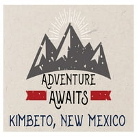 Kimbeto New Mexico Suvenir Frižider Magnet Avantura čeka dizajn