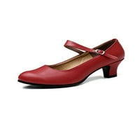 Lacyhop dame ženske midredne male pete Smart Mary Jane Rad Office Court cipele veličine 8