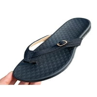Zodanni ženske lagane sigurnosne flip flip flops dame svakodnevno udobne slajdove sandale veličine 8