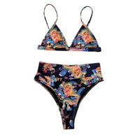 Yubnlvae Push-up brazilski set zavoja ženskih kupaći kostim bandeau bikini od plaže kupaći kostimi kupaći