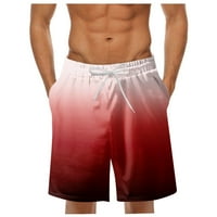 Elneeya ploče za muškarce Havajske gradijentne kratke hlače Ležerne prilike sa labavim ljetnim kupaćim