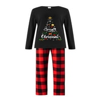 Sretan Božićna porodica Pajamas Usklađivanje spavaće večerske odjeća PJS postavljaju jamstva za odrasle