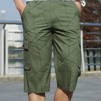 CLLIOS CARGO SHOCTS za muškarce opuštene fit multi džepove kratke hlače na otvorenom kratke hlače Ležerne prilike za teretne kratke hlače