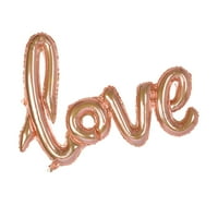 Mqing Wall Balloon Valentinovo ukrašavanje svečano Veliko srčano oblikovano pozadina ljubavnog slova