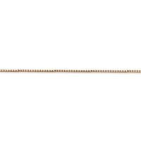 Čvrsta ogrlica od zlatnog lanca 14k ružičasta Božić - sa sigurnosnim kopčom za zaključavanje jastoga