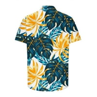 Vintage Havajske košulje Cvjetni print kratki rukav dolje majica Lose FIT COOTLing majice Ljetne tropske
