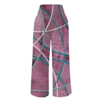 Voncos ženske hlače Clearence- Udobni tiskani visoki struk pantalone za slobodno vrijeme Duksevi yoga