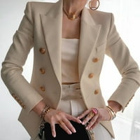 Semimay Owneweard Jakna Od odijevanja Dama Solid elegantna kancelarija Business Women kaput Ženski kaput