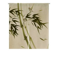 Orijentalni stil slikarski bambusovi grane za zavjese zavjese vrata poklopac kuće HITE HORSING CURTARNICE
