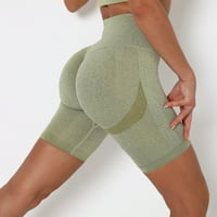 Hlače za zvezu Žene High-struk trke za trčanje Žene Fitness Yoga Sports -Viranje ženskih kratkih hlača