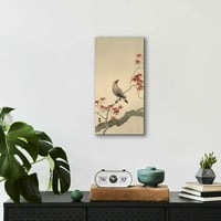 Epic Art 'Japanski vosak na javoru 1900-1936' od Ohara Koson, akril staklena zida Art, 12 x24