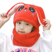 Dječji šešir slatki zečji uši za vezanje lica meko plišanje Deblje Čuvaj toplo integrirane zimske toplotne