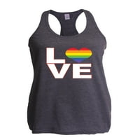 Arti - Ženski trkački rezervoar - Love Rainbow