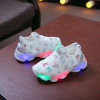 Betiyuaoe bebe tenisice Djeca djeteta djevojke Leptir kristalno LED svjetlosne sportske cipele