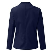 Ugodan stilski svestrani blejzer Qwang ženska jakna plus veličina teretna jakna, ženska blužana jakna