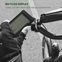 Električni bicikl LCD-S ekran 36V 48V električni bicikl Inteligentna kontrolna ploča SM sa svjetlosnim