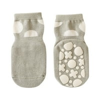 Tople zimske čarape za bebe Cartoo Coral Velvet Tople čarape Slatka plišana uho za odrasle Dječje čarape