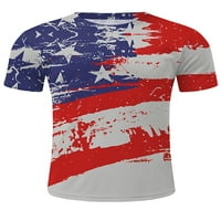 Bmotoo muns bluza s kratkim rukavima ljetni vrhovi Nezavisnosti Dnevni majica Casual Basic Tee Sport