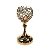 Metalni središnji metalni središnji Crystal Globe, zlato