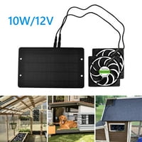 Kotyreds 10W solarni panel zračni ekstraktor zraka za pse pileća kuća Vodootporni ventilator dvostrukog