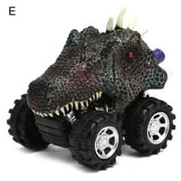 Kripyery Cartoon Dinosaur Racing Car Pull zadnja vozila Dječja dječja dječaka Model igračka Poklon