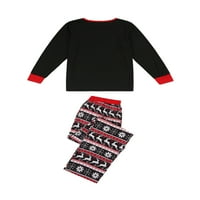 Nokiwiqis roditelj-dječji božićni pidžami vrhovi sa spajanjem hlača