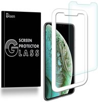 iPhone XR [BISEN] Zaštitni zaslon za zaštitu od ekrana, 9h tvrdoća, protiv ogrebotine, protiv udara,