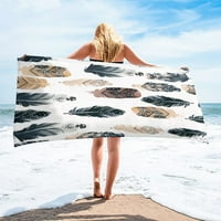 Ručnik za plažu od mikrovlakana lagan i mekani ručnik za plažu Jedinstveni dizajn, ekstra veliki, brzi ručnik za kupanje za kupanje, prijenosni ručnik za plažu za ručnik za plažu za ručnik