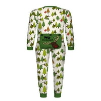 Xmas podudaranje porodičnih pidžama set, slatki uzorci porodični prikupljanje za spavanje, božićna odjeća