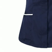 Klasični vrhovi pilinga za žene V-izrez s V-izrezom Top radna odjeća Jogger Plicke hlače Stretch sestrinsku uniformu sa džepom