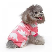 Retap psa za kućne ljubimce tople pidžame meke ljupke pidžame za male srednje pse štene jesenski zimski