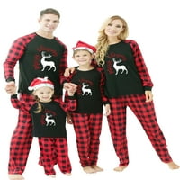 Bikopu Porodica Padnjama postavlja spavanje za spavanje 0-11Y Usklađivanje božićnih pidžama Porodični
