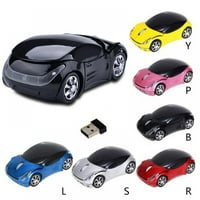 2.4G bežični miš Cool 3D Sportski oblik automobila Ergonomski optički miševi sa USB prijemnikom za prijenosnih