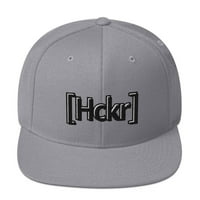 [HCKR] Hacker Snapback Hat - tamni tekst