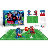 Djeca RC Soccer Robots 2.4GHz bežični robot za daljinski upravljač sa nogometnim ciljevima i drugim dodacima u zatvorenom vanjsku fudbalsku loptu Igračke postavi najbolji poklon za dječake