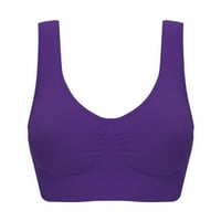 Plus veličina podstavljena besprijekorna odjeća Yoga bežična majica grudnjaci za žene za čišćenje