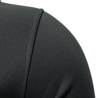 Vučeni muški ispisani kapuljača duksevi duksevi mens pulover dukserice mekani obloženi pamučni kapuljač
